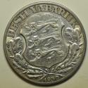 World Coins - Estonia; Silver 2 Krooni 1930 Toompea Fortress at Tallin