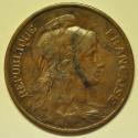World Coins - France Bronze 5 Centimes 1917