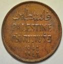 World Coins - Palestine; Bronze 2 Mils 1942