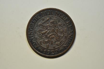 World Coins - Netherlands; 2 1/2 Cent 1929