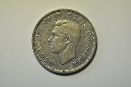 World Coins - Great Britain; Silver Half Crown 1944
