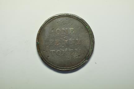 World Coins - Great Britain; T.I.C. General Issue One Penny Token 1812