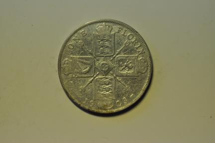 World Coins - Great Britain; Silver Florin 1923