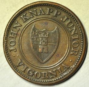 World Coins - Great Britain; Worcester Farthing Token 1813  XF
