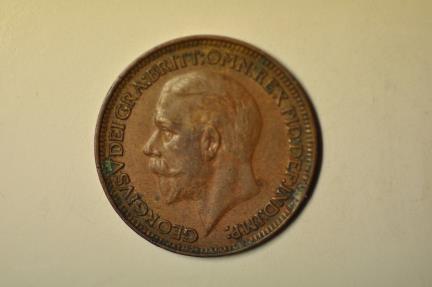 World Coins - Great Britain; Farthing 1928
