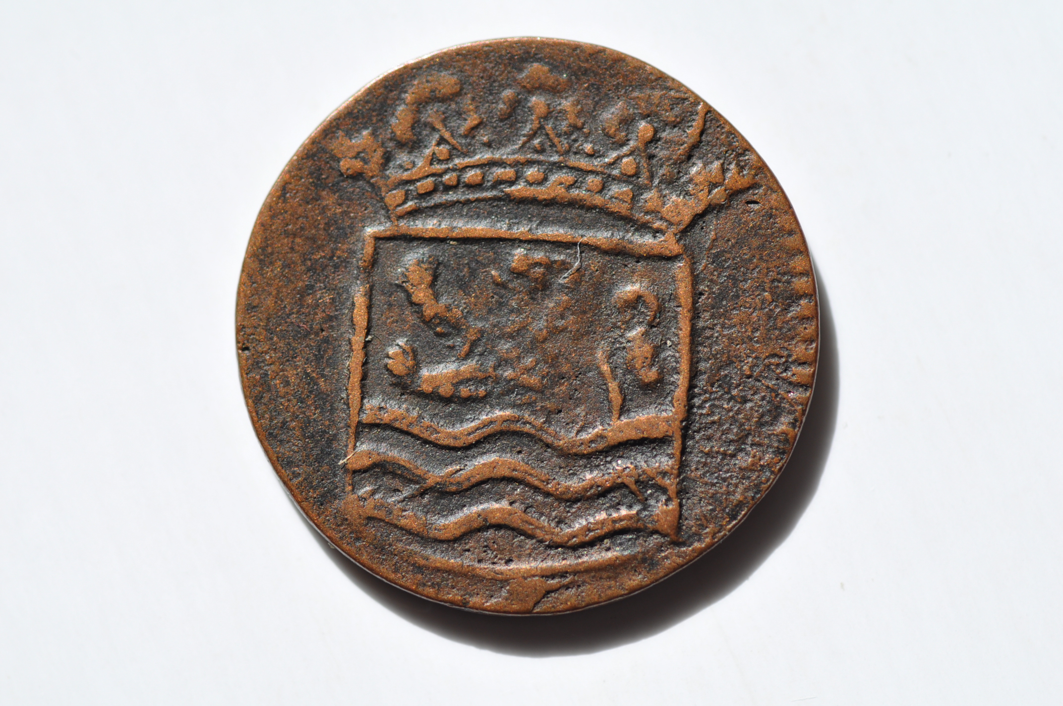 VOC Netherlands East Indies - Zeeland Arms; Duit 1736 | Australian