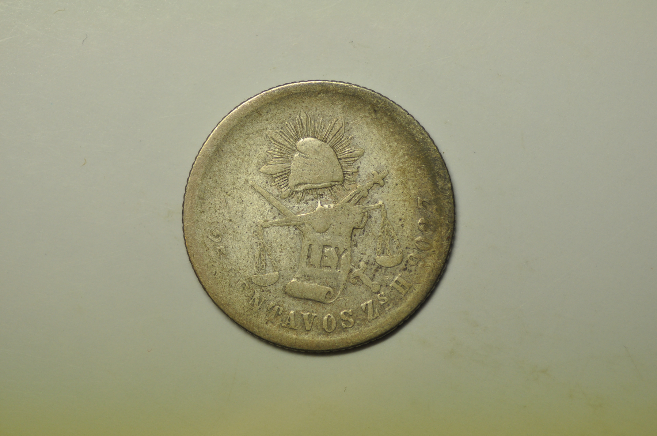 中米 Mexico; Silver 25 Centavos 1873 Zs H | North & Central American