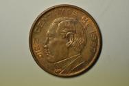 World Coins - Mexico; Bronze 10 Centavos 1957-Mo  UNC