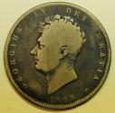World Coins - Great Britain Silver 1/2 Crown 1825