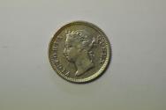 World Coins - Hong Kong; Silver 5 Cents 1889