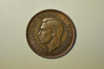 World Coins - Great Britain; Farthing 1938