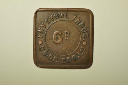 World Coins - Wales Co-Op Token 6 Pence no date