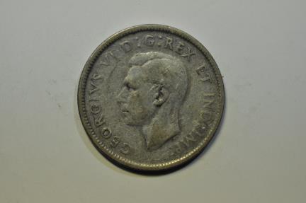 World Coins - Canada; Silver 25 Cents 1943