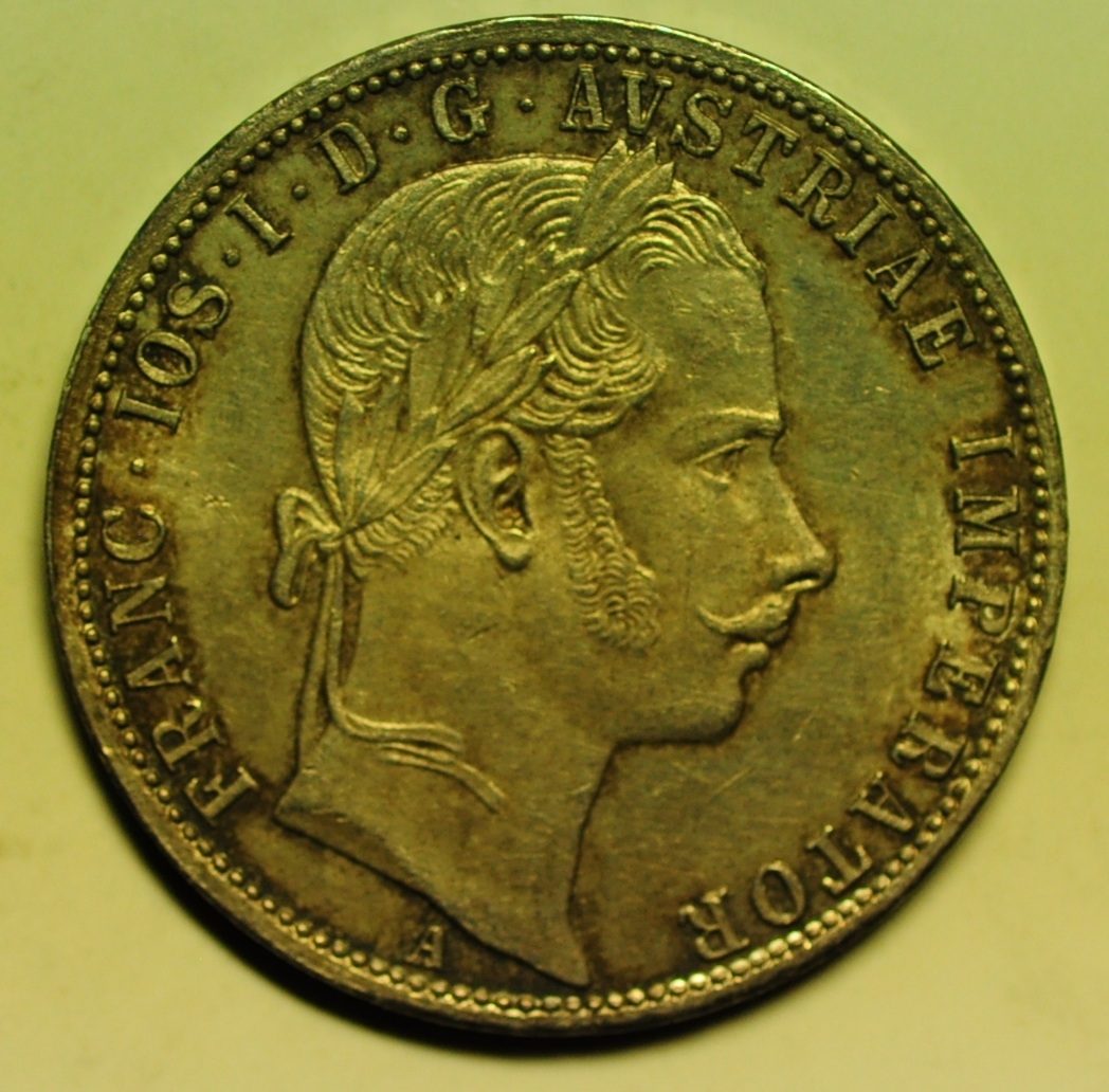 Austria Silver Florin 1861-A UNC | European Coins