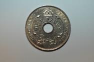 World Coins - British West Africa; Penny 1943   BU