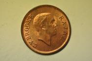 World Coins - Sarawak Cent 1937-H  Red UNC