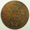 World Coins - Azores 20 Reis 1865