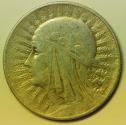 World Coins - Poland Silver 5 Zlotych 1933