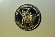 World Coins - Congo; 100 Francs 1984  International Games  PROOF