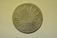 World Coins - Mexico; Silver 8 Reales 1892 Mo AM
