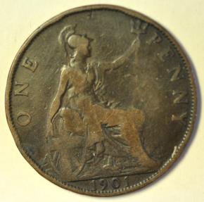 World Coins - Great Britain; Penny 1901