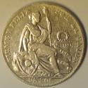 World Coins - Peru  Silver Crown - Sol 1934