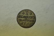 World Coins - Denmark; Silver Skilling 1719
