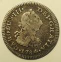 World Coins - Mexico - Colonial - Silver 1/2 Real 1784 Mo FM