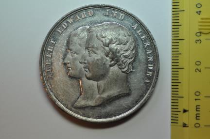 World Coins - UK Hanover; Marriage Medal - Prince Albert Edward & Princess Alexandra of Denmark 1863