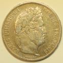 World Coins - France Silver Crown - 5 Francs 1832-MA Marseille Mint  RARE !!!