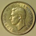 World Coins - Great Britain; Silver Shilling 1942  UNC