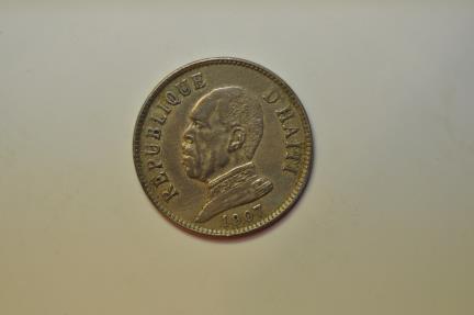 World Coins - Haiti; 20 Centimes 1907