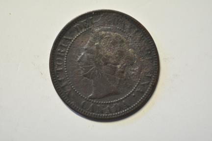 World Coins - Canada; Cent 1884