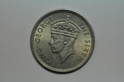 World Coins - Malaya; 5 Cents 1950  UNC