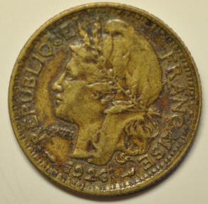 World Coins - Cameroon - French Mandate; Franc 1926