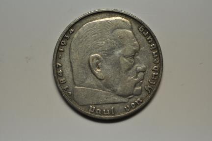 Germany; Silver 2 Reichsmark 1938-B | European Coins