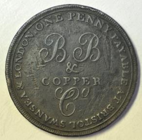 World Coins - Great Britain; Bristol Penny Token 1811