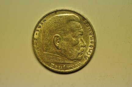 Germany Third Reich; Silver 2 Reichsmark 1937-A | European Coins