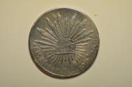 World Coins - Mexico; Silver 8 Reales 1889 Zs FZ