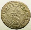World Coins - German States - Nurnberg Silver 15 Kreuzer - 1/8 Thaler 1622  VF