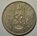 World Coins - Great Britain; Shilling 1950 Scottish Crest   Mintage: 18,000   PROOF