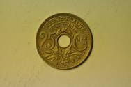 World Coins - France; 25 Centimes 1917