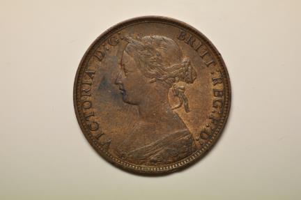 World Coins - Great Britain; 1/2 Penny 1862