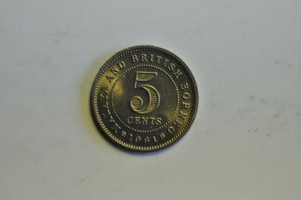 World Coins - Malaya & British Borneo; 5 Cents 1961   BU