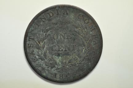 World Coins - Straits Settlements - East India Company; Cent 1845