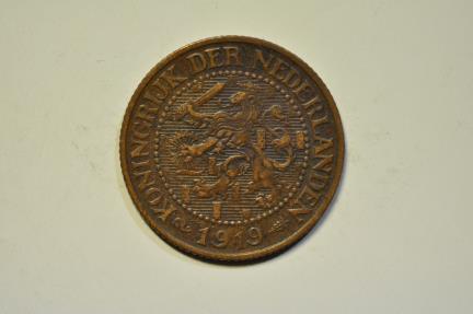 World Coins - Netherlands; 2 1/2 Cent 1919