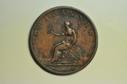 World Coins - Great Britain; 1/2 Penny 1806