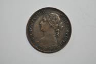 World Coins - Great Britain; Farthing 1874-H  XF+