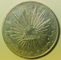 World Coins - Mexico Silver 8 Reales 1891 Go RS