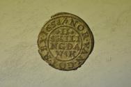 World Coins - Denmark; Silver 2 Skilling 1658  RARE in higher grade !